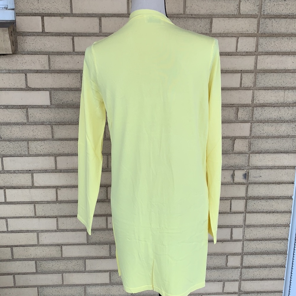 ❌DONATED❌Banana Yellow Soft Lightweight Knit Open Style Cardigan - Picture 9 of 13